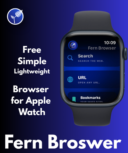 Fern Browser running on Apple Watch